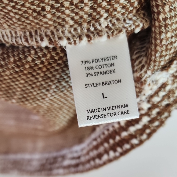 Mocha & Ivory Brown Brixton Textured Midi Blazer - Picture 5 of 7